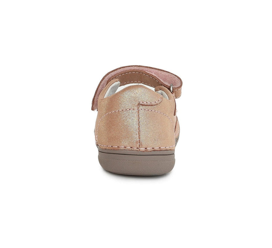 D.D.step girls leather ballerinas /Cream H078-383AM_114.jpg