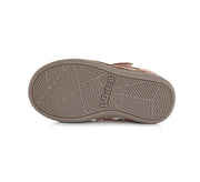 D.D.step girls leather ballerinas /Cream H078-383AM_117.jpg