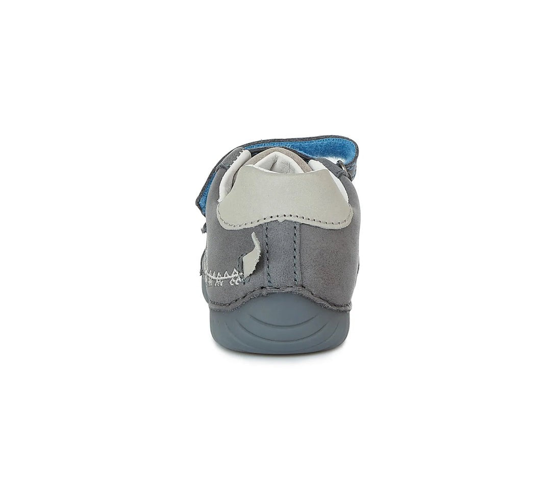 D.D.step Boys LED light, leather shoes in grey color S050-391AM_164.jpg