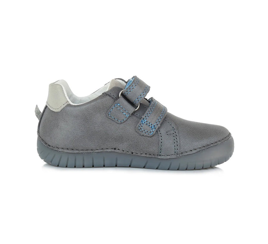 D.D.step Boys LED light, leather shoes in grey color S050-391AM_165.jpg