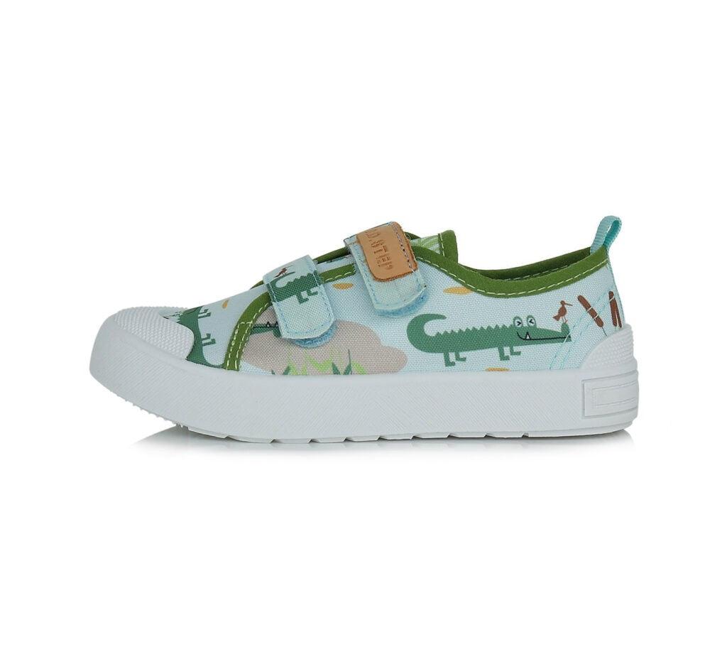 D.D.step Boys water repellence crocodile print canvas CSB-320M_207.jpg