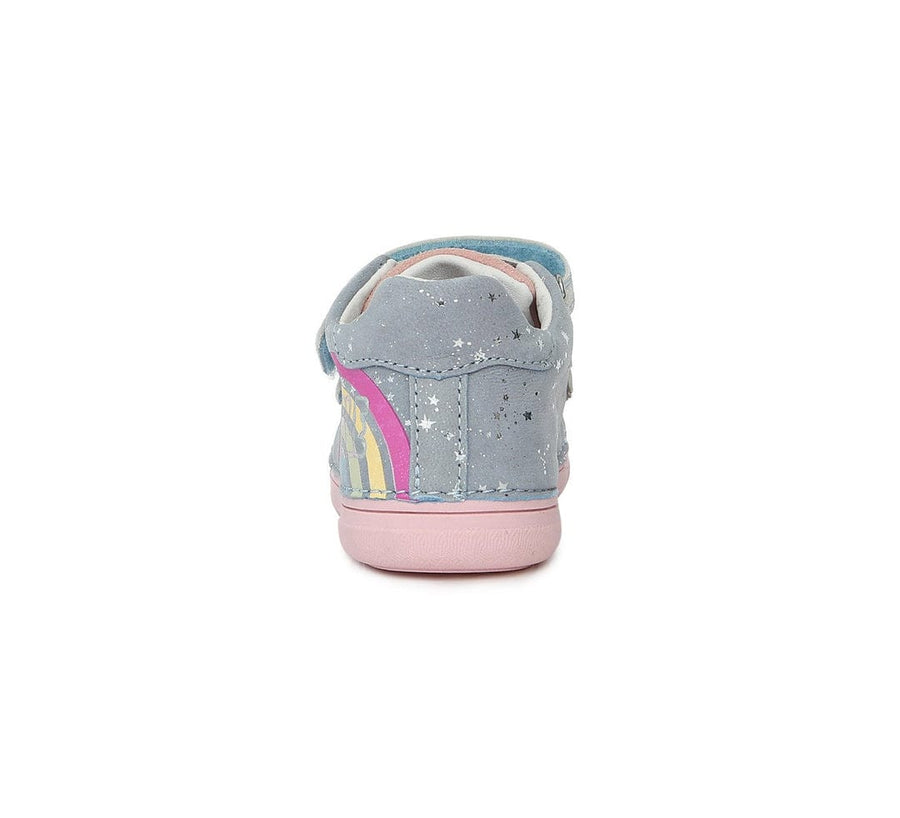 D.D.step Girls leather Sun Reactive shoes in Sky Blu colour_391.jpg