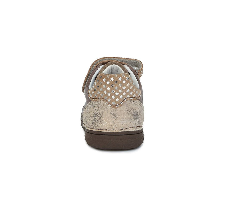D.D.step Girls leather shoes in Bronze colour._386.jpg