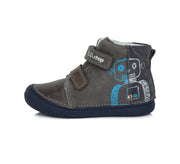 D.D.step boys leather  water-repellence boots A078-539BM Grey_1985.jpg