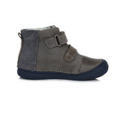 D.D.step boys leather  water-repellence boots A078-539BM Grey_1986.jpg