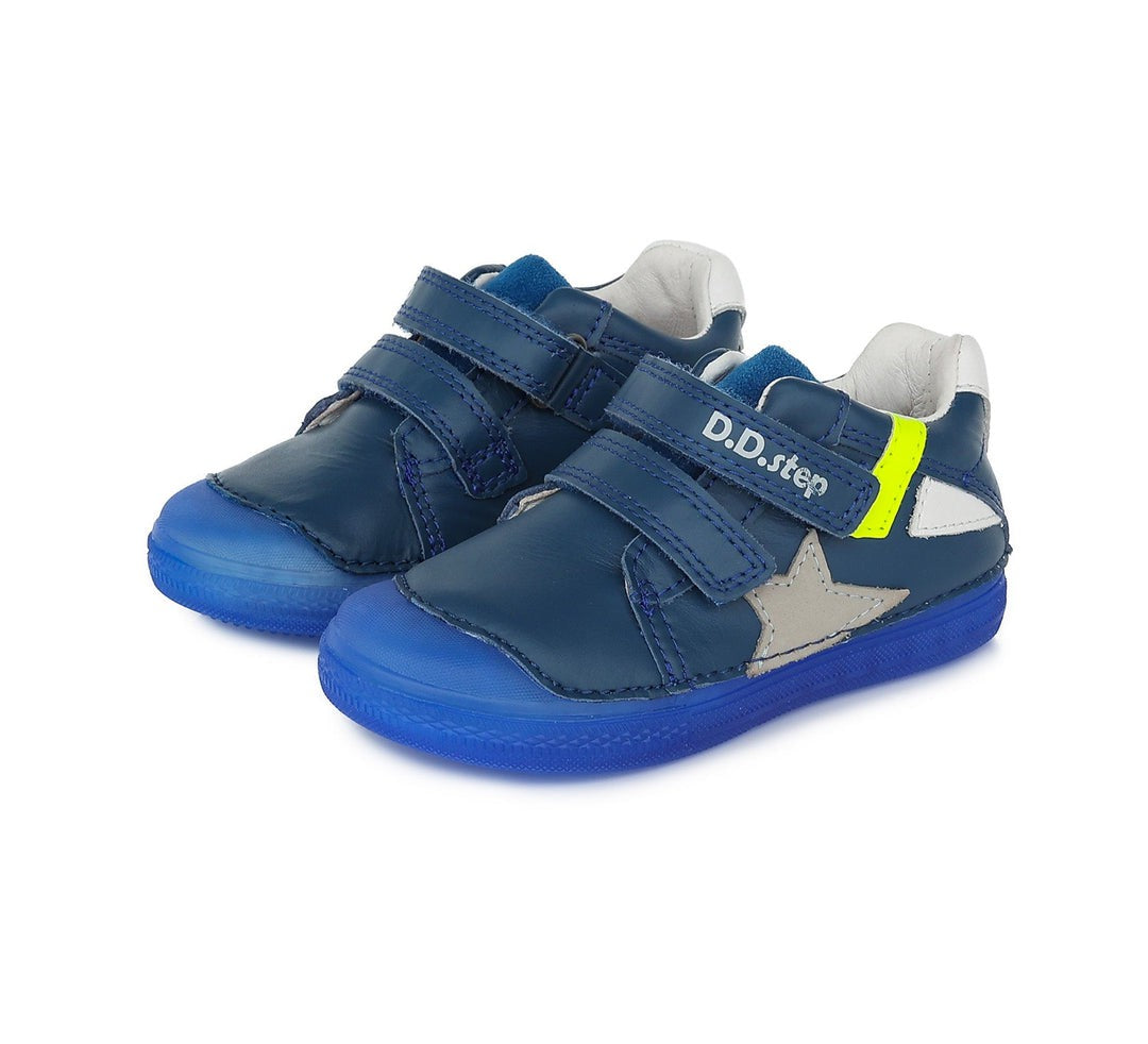 D.D.step boys navy leather shoes S049-349BM_148.jpg