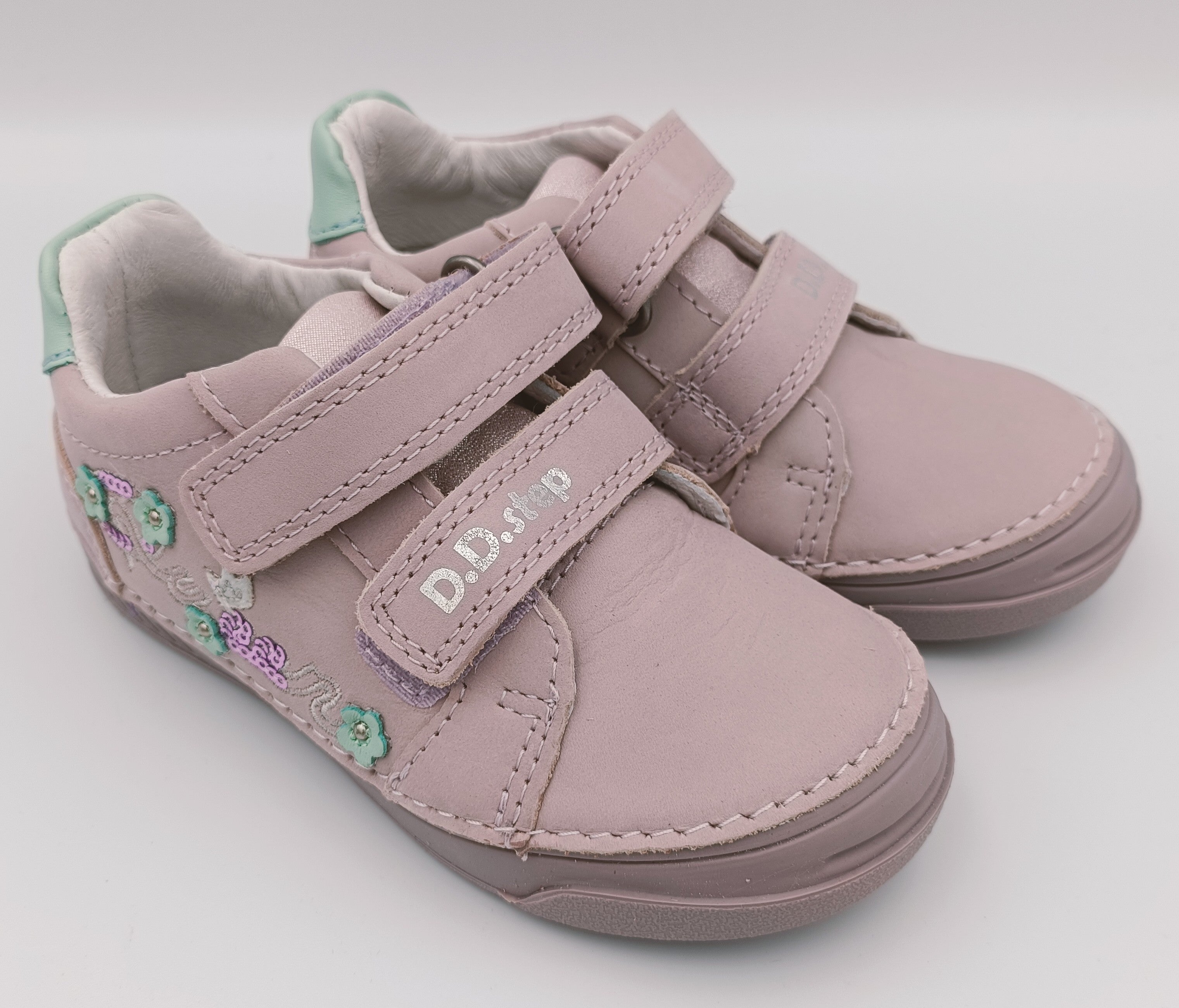 D.D.step girls leather shoes, colour Mauve S040-41475M_3680.jpg