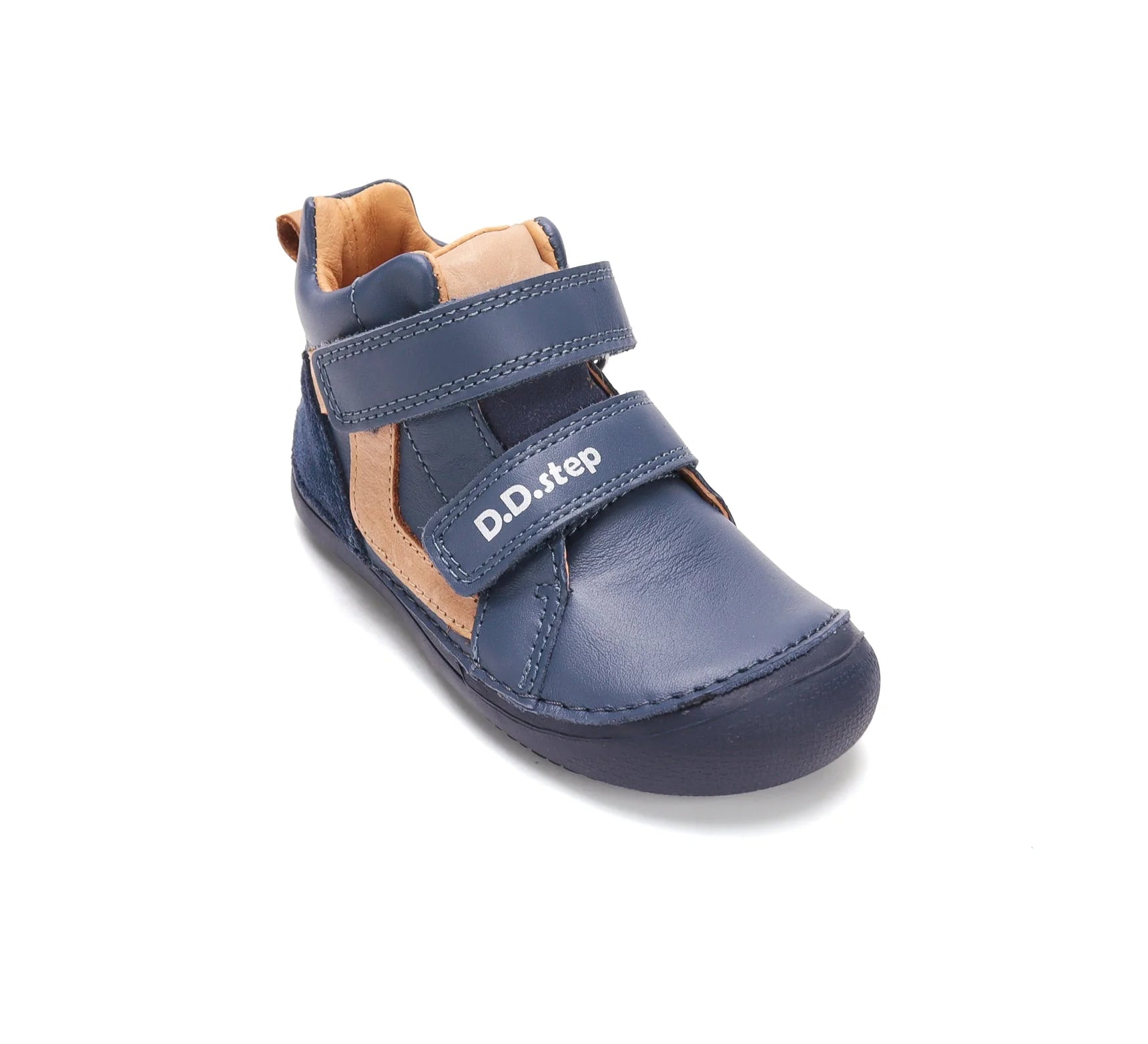 D.D. Step Boys Barefoot Leather Boots – Water Repellent – Royal Blue – view 2