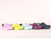 Camminare flow kids clogs / water-resistant for /purple