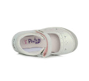 Ponte20 leather supinated ballerinas White DA06-1-300