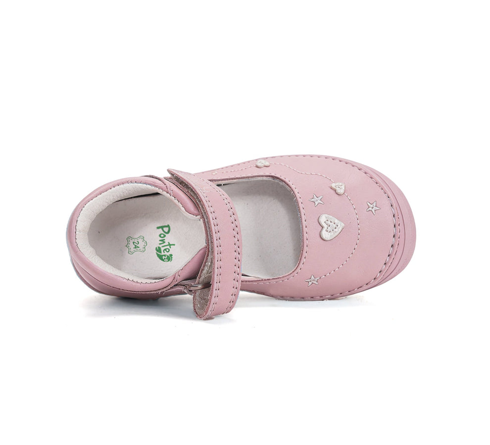 Ponte20 leather supinated ballerinas Pink DA08-6-1215AM
