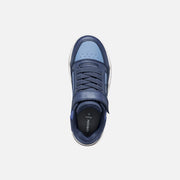 GEOX PERTH BOY VELCRO SHOES / BLUE / J367RE 0BCFU C4250