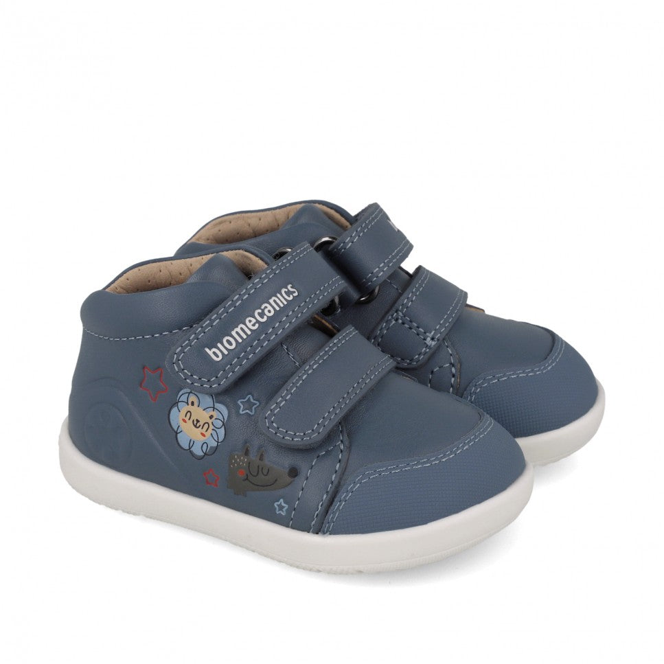Biomecanics Boys' First Steps Barefoot Sneakers - Blue (261153-B556)