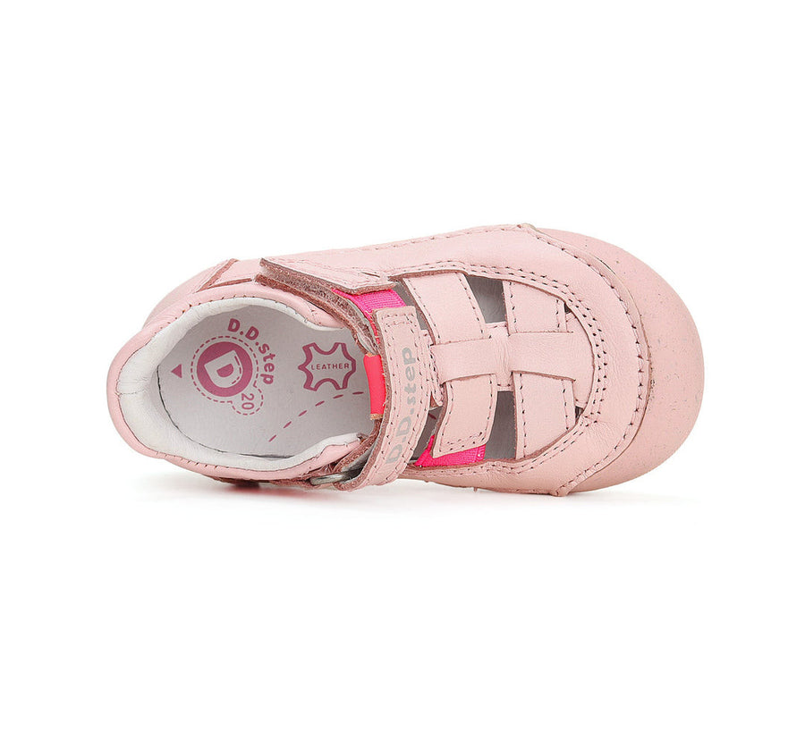 D.D.step girls leather sandals /first steps /Daisy Pink H066-41461C_3499.jpg
