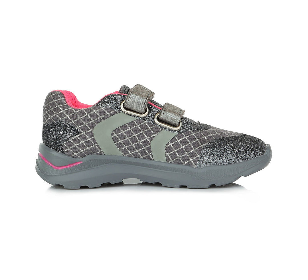 D.D.step girls sneakers water repellence Dark Grey F61 755FL Healthy Steps