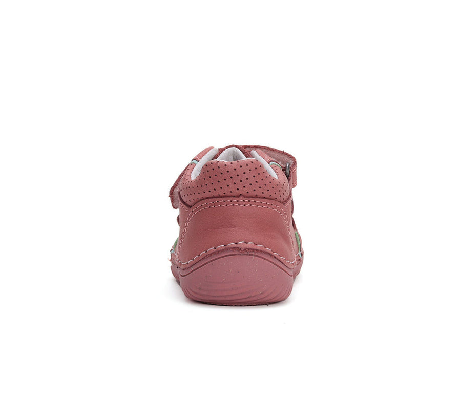 D.D.step girls barefoot leather shoes /Dark Pink S073-42466BM_4073.jpg