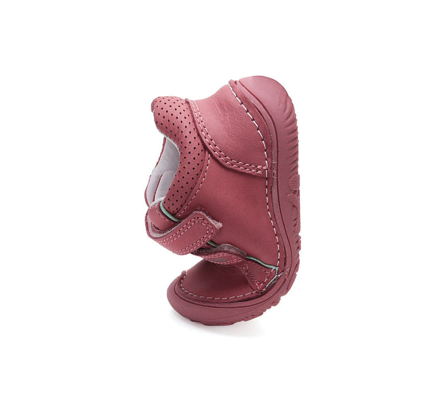 D.D.step girls barefoot leather shoes /Dark Pink S073-42466BM_4074.jpg
