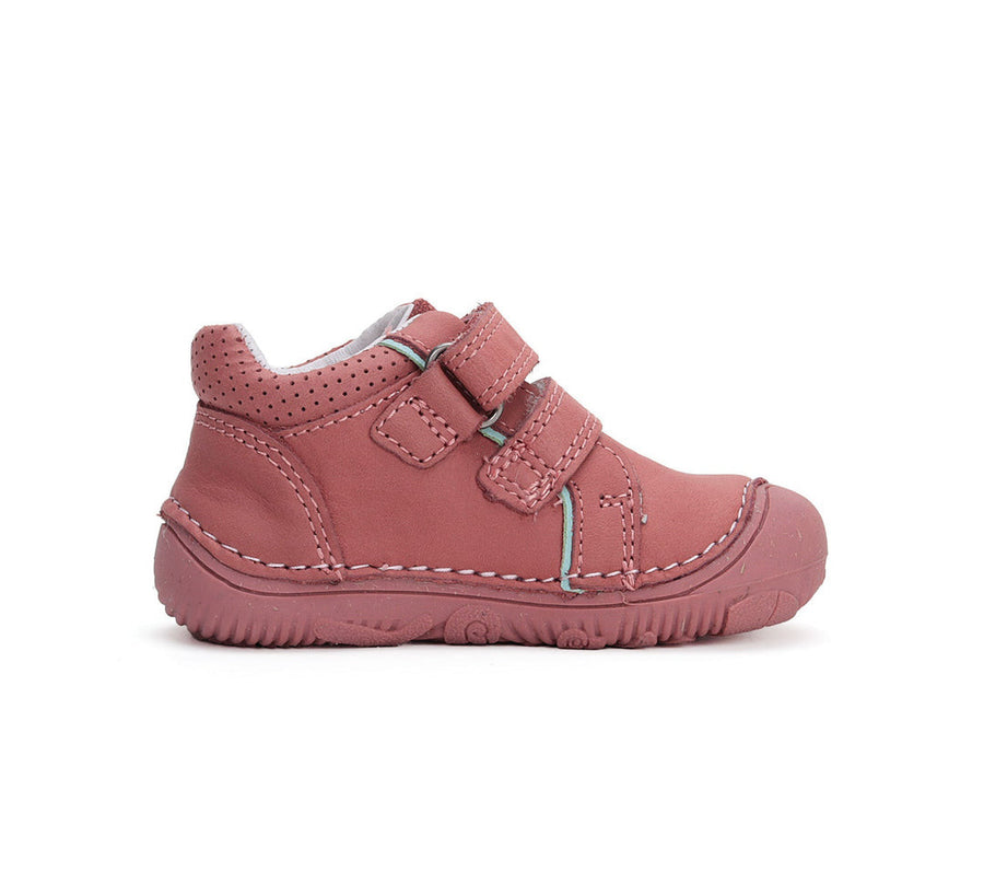 D.D.step girls barefoot leather shoes /Dark Pink S073-42466BM_4076.jpg