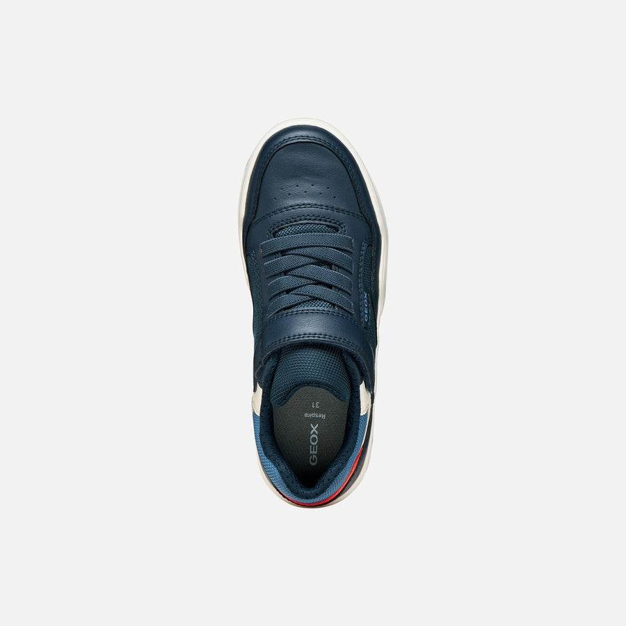 GEOX J.PERTH BOY Low Top Sneakers/Navy/(J367RE)