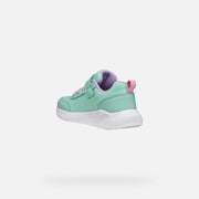 Geox Girl's Sneakers J SPRINTYE G.B-MESH+GEOBUCK-WATERSEA/PINK (J36FWB 01454 C3BE8)