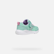 Geox Girl's Sneakers J SPRINTYE G.B-MESH+GEOBUCK-WATERSEA/PINK (J36FWB 01454 C3BE8)