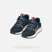 GEOX J.Brizee.Boy Low Top Sneakers/Navy/DK Red (J36GMA)