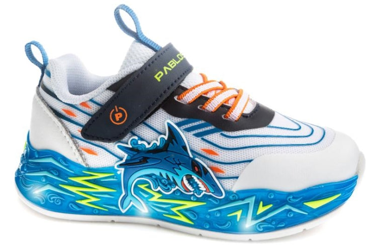 Pablosky kids sneakers/ 985100 White Blue