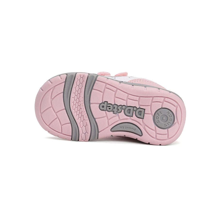 D.D.step Girls Shoes in Pink/Grey colour (F065-52408A)