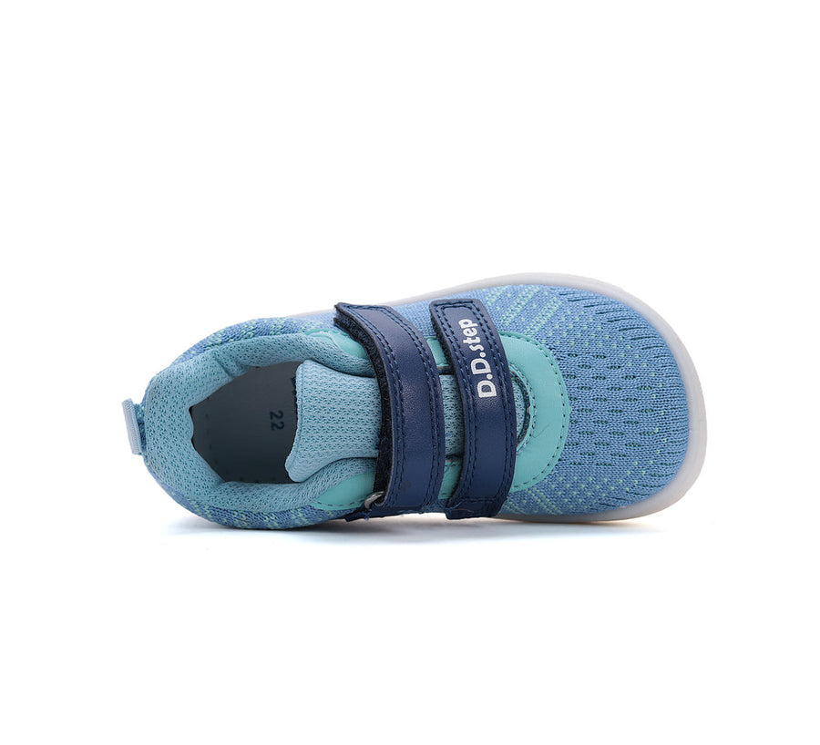 D.D.step unisex lightweight runners /barefoot/Bermuda Blue F093-51399A