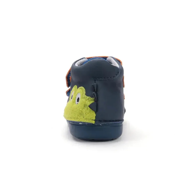 D.D. Step Boys First Steps First Step Leather Shoes – Blue – view 2