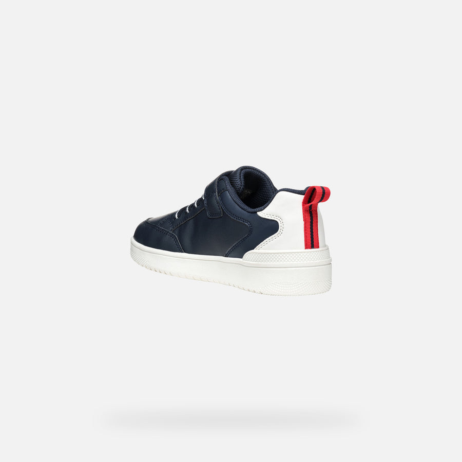 GEOX J WASHIBA A Boy Low Top Sneakers/Navy-white/(J45LQA  05411  C4211)