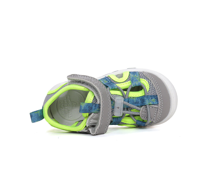 D.D.step boys sandals Quick Dry/Grey/Green (G065-61599)
