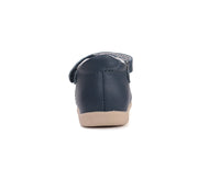 D.D.step boys barefoot leather sandals/Dark Grey/Hippo  (G075-61516A)