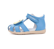 D.D.step boys barefoot leather sandals/Blue/Frog (G075-61516)