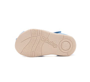 D.D.step boys barefoot leather sandals/Blue/Frog (G075-61516)