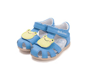 D.D.step boys barefoot leather sandals/Blue/Frog (G075-61516)