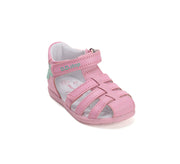 D.D.step girls barefoot leather sandals/Daisy Pink (G111-61400B)