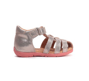 D.D.step girls barefoot leather sandals/Gold (G111-61400)