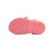 D.D.step girls barefoot leather sandals/Gold (G111-61400)