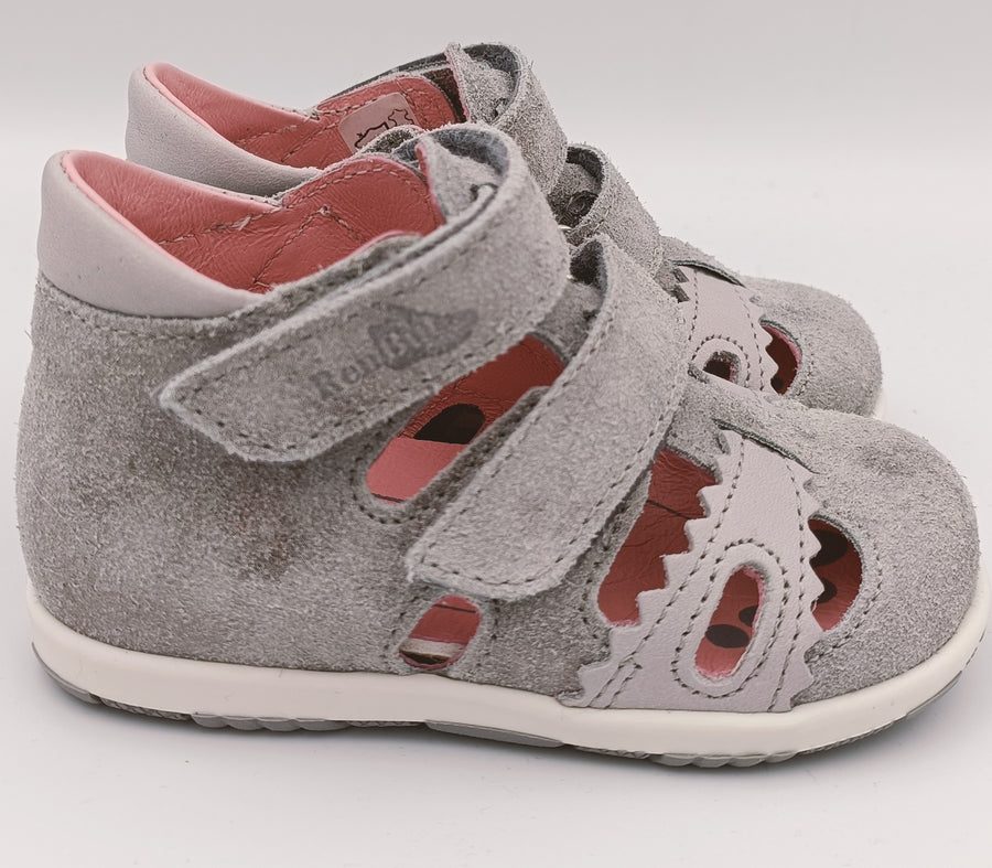 RenBut Girls leather sandals in Grey/Glitter_3861.jpg