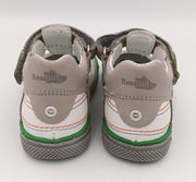 RenBut Boys leather sandals in White/Green_3844.jpg