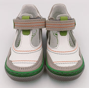 RenBut Boys leather sandals in White/Green_3845.jpg
