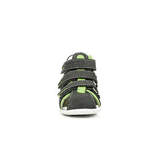 Memo boys leather sandals/ first step / Green, BAMBI 1DA_3428.jpg