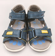 RenBut Boys leather sandals in Blue/Grey_3793.jpg