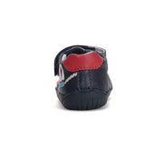 D.D.step boys leather/ barefoot/ first steps sandals/Black (H070-51434)