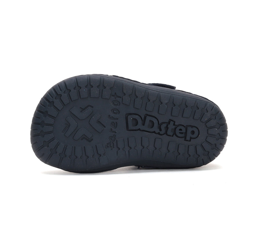 D.D.step boys leather/ barefoot/ first steps sandals/Black (H070-51434)