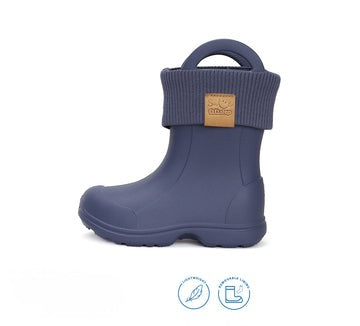 D.D.step Wellies/ Lightweight/ removable warm socks/ handles/ Navy 106-42628