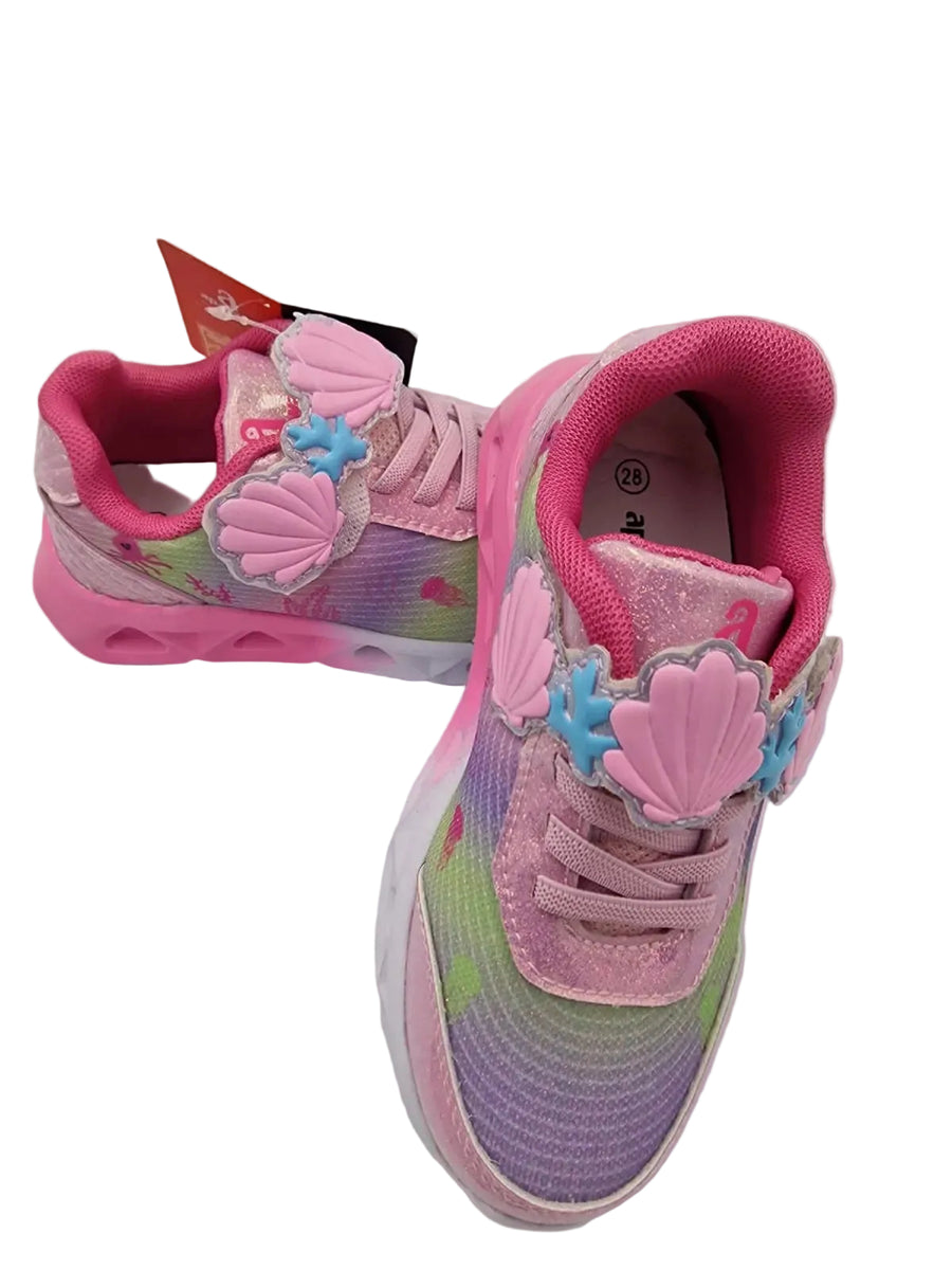 Apawwa Girl's Shoes Pink Led Light (ABC1602R)