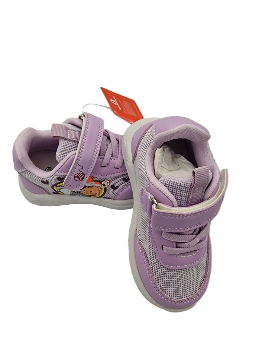 Apawwa Girl's First Step shoes Purple (ABC1441P)