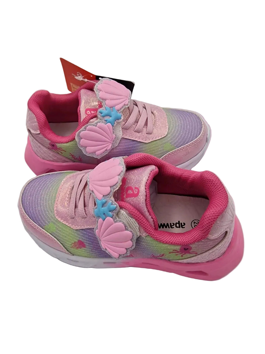 Apawwa Girl's Shoes Pink Led Light (ABC1602R)